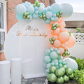Mocsicka Balloon Arch 187Pcs Macaron Pink Green Balloons Set Party Decoration-Mocsicka Party