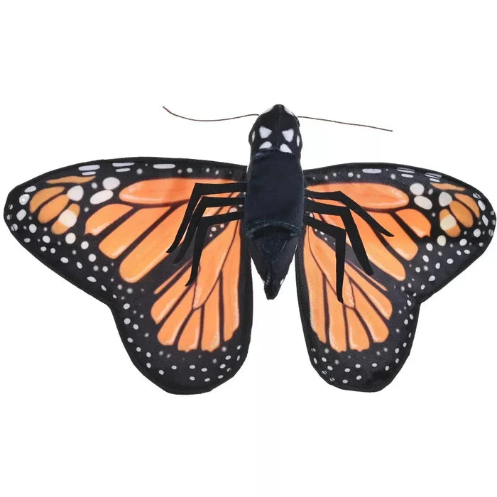 Monarch Butterfly Plush (large finger puppet)