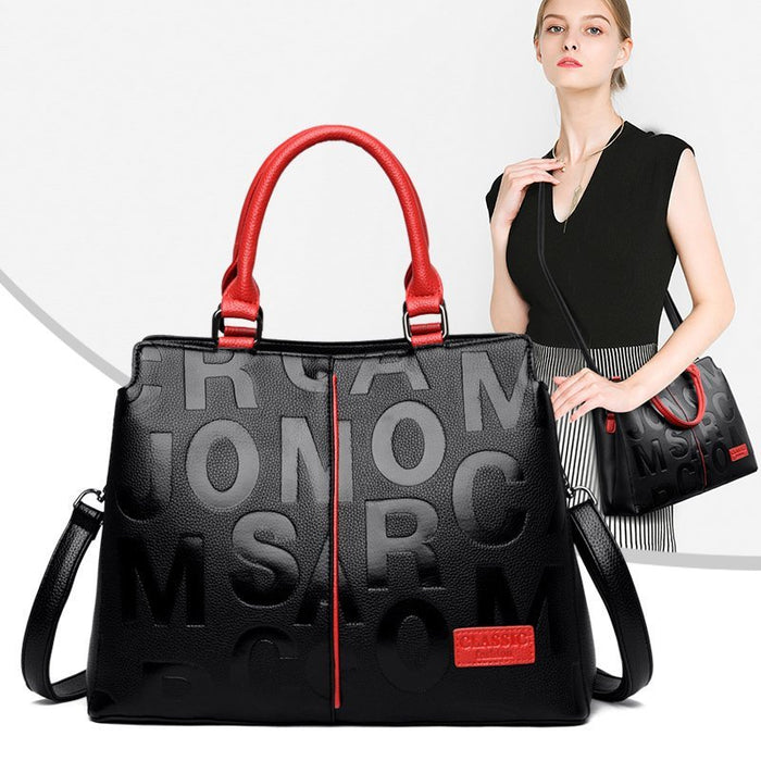 Monogram ICONIC Leather Shoulder Bag