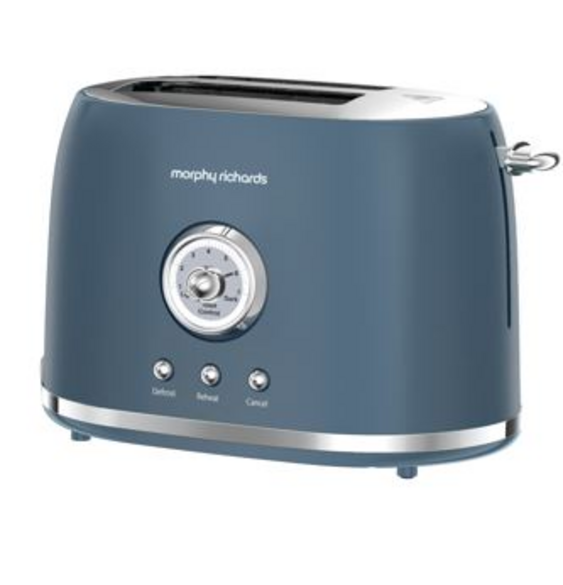 Morphy Richards Colour Boutique Matt Steel 2 Slice Toaster | 98060