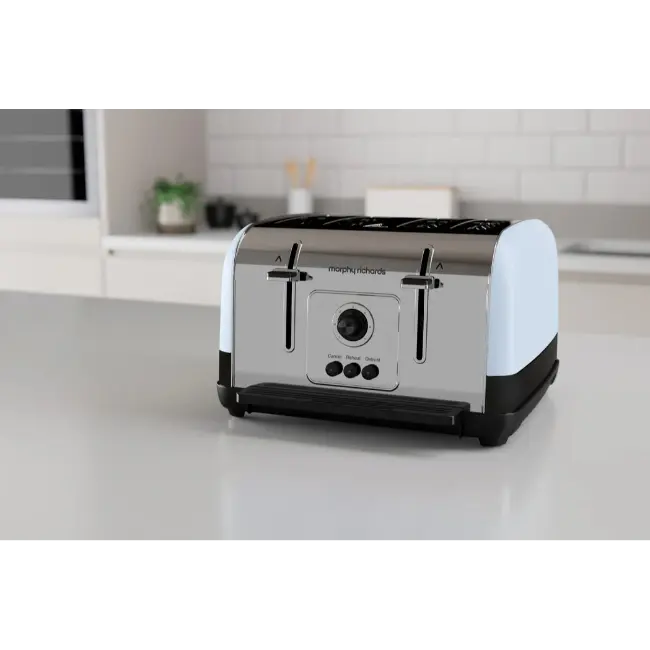 Morphy Richards Venture 4 Slice Toaster Duck Egg Blue | 240136