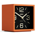 Newgate Cube alarm clock in orange