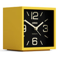 Newgate Cube alarm clock in yellow