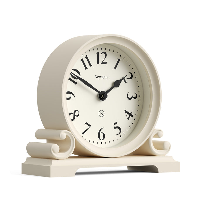 Newgate Divisadero mantel clock in cream
