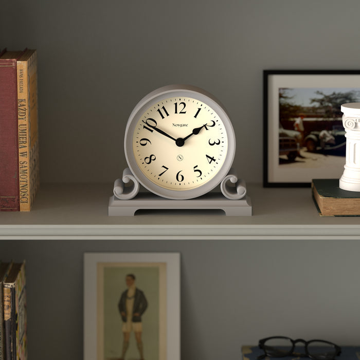Newgate Divisadero mantel clock in grey