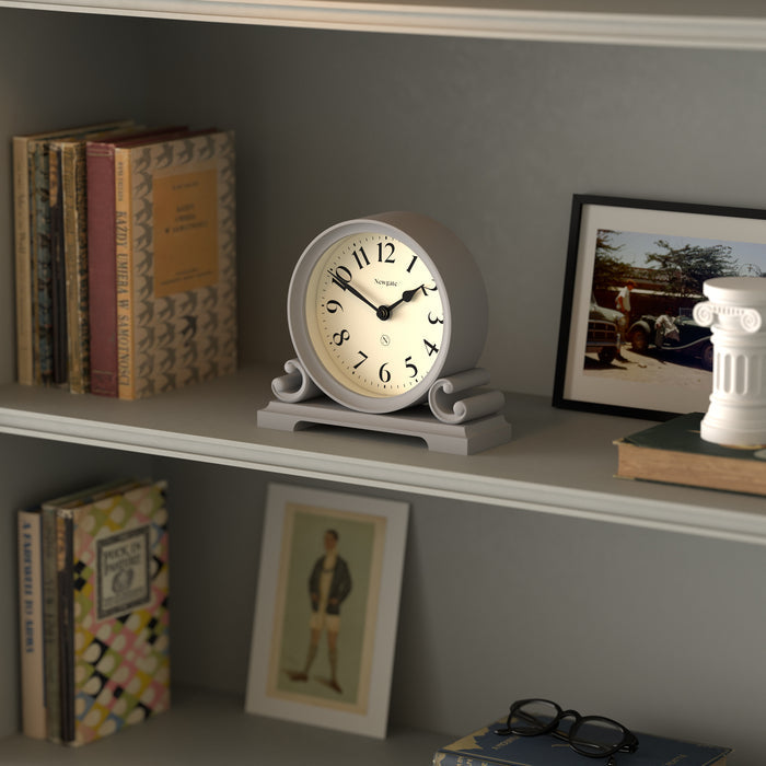 Newgate Divisadero mantel clock in grey