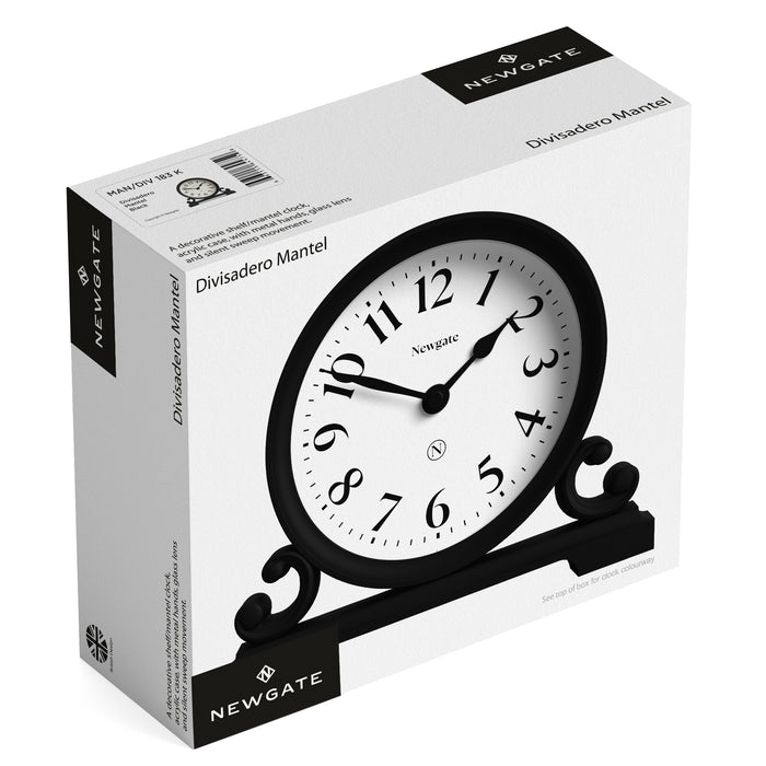 Newgate Divisadero mantel clock in grey