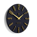 Newgate Empire State wall clock in petrol blue 40cm