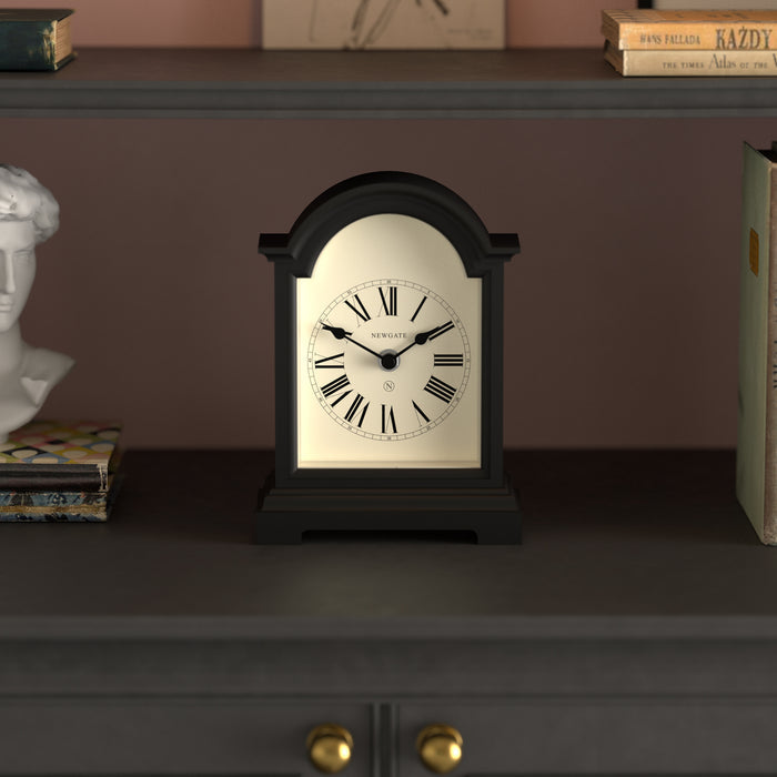 Newgate Fillmore mantel clock in black