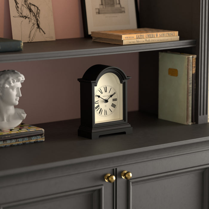 Newgate Fillmore mantel clock in black