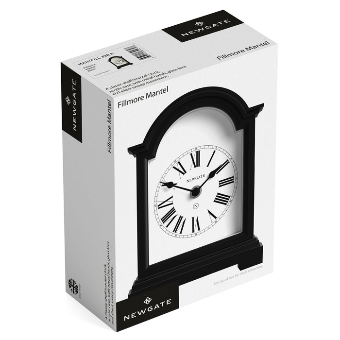 Newgate Fillmore mantel clock in grey