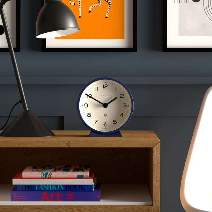 Newgate M Mantel Echo clock in midnight blue