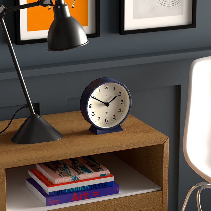 Newgate M Mantel Echo clock in midnight blue