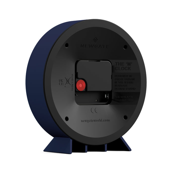 Newgate M Mantel Echo clock in midnight blue