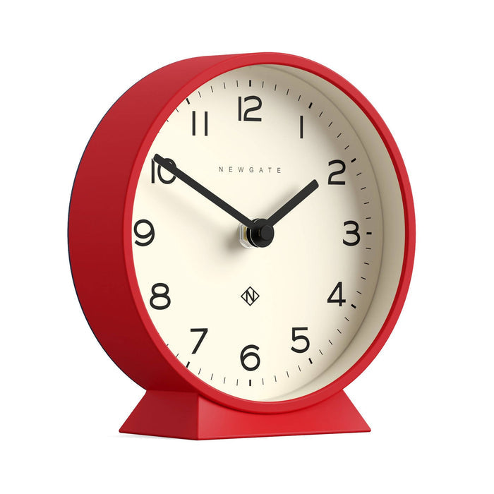 Newgate M Mantel Echo clock in red