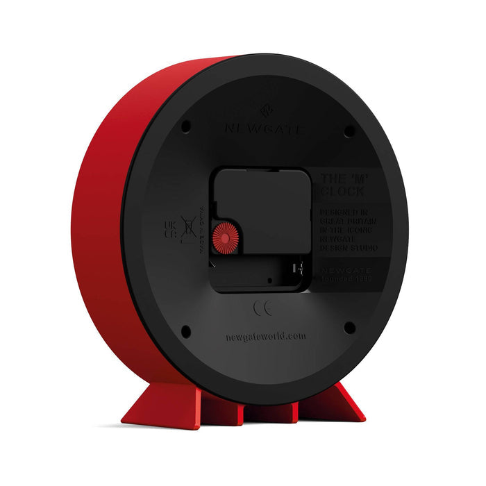 Newgate M Mantel Echo clock in red