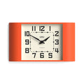 Newgate Metro wall clock in orange 42cm