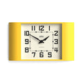 Newgate Metro wall clock in yellow 42cm