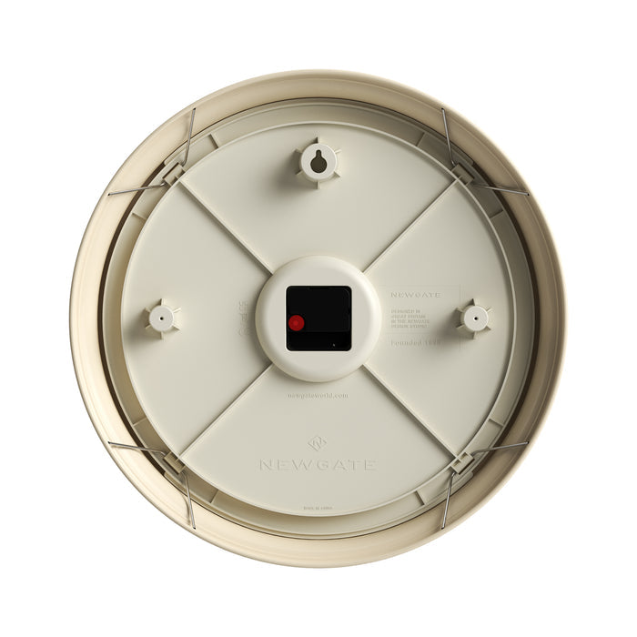 Newgate Notting Hill wall clock in gloss cream 44cm
