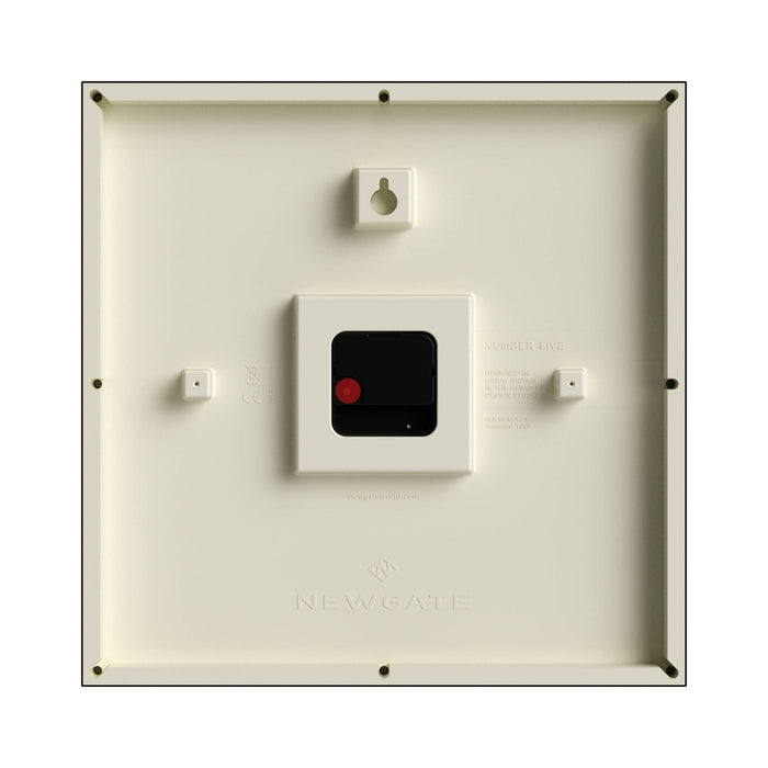 Newgate Number Five wall clock in black and green 33cm