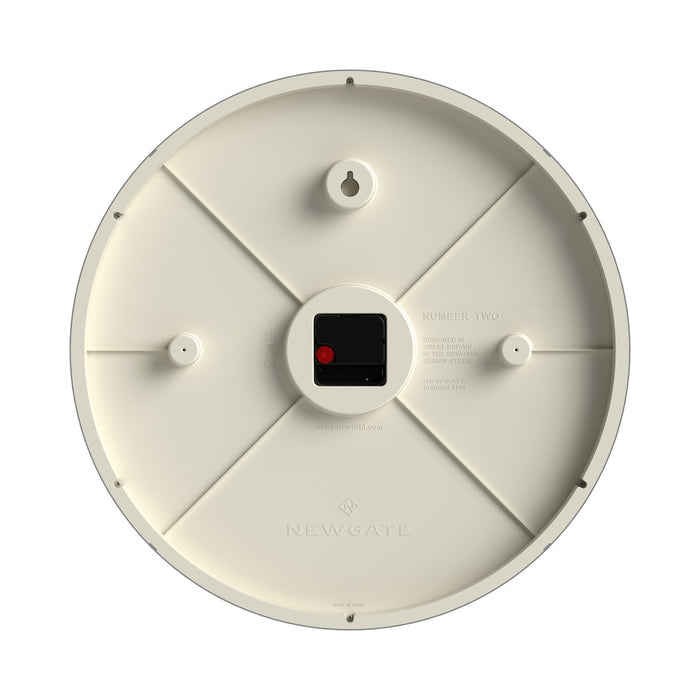Newgate Number Two Echo wall clock in grey 45cm