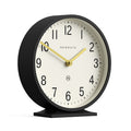Newgate Q Mantel clock in black