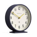 Newgate Q Mantel clock in petrol blue