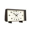Newgate Wideboy alarm clock in mocha brown