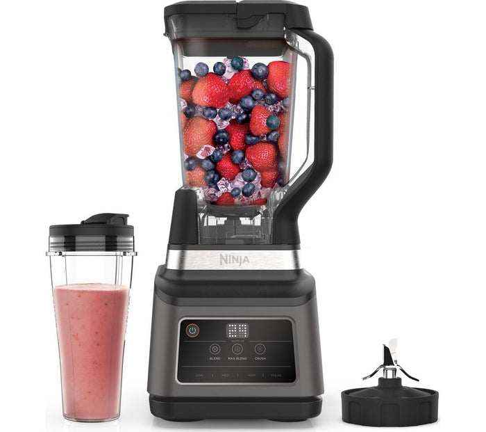 NINJA 2-in-1 Blender - Black & Silver | BN750UK