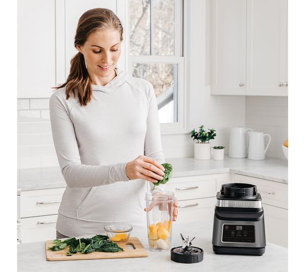 NINJA 2-in-1 Blender - Black & Silver | BN750UK