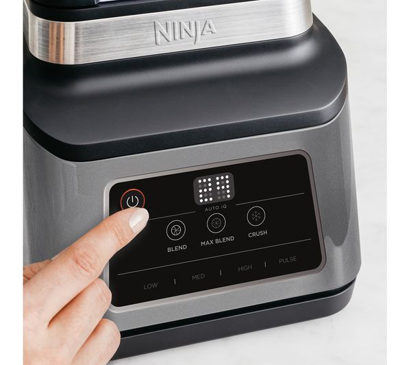 NINJA 2-in-1 Blender - Black & Silver | BN750UK