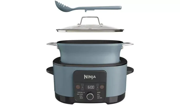 Ninja Foodi Possible Cooker 8-in-1 Slow Cooker Sea Salt Grey | MC1001UK