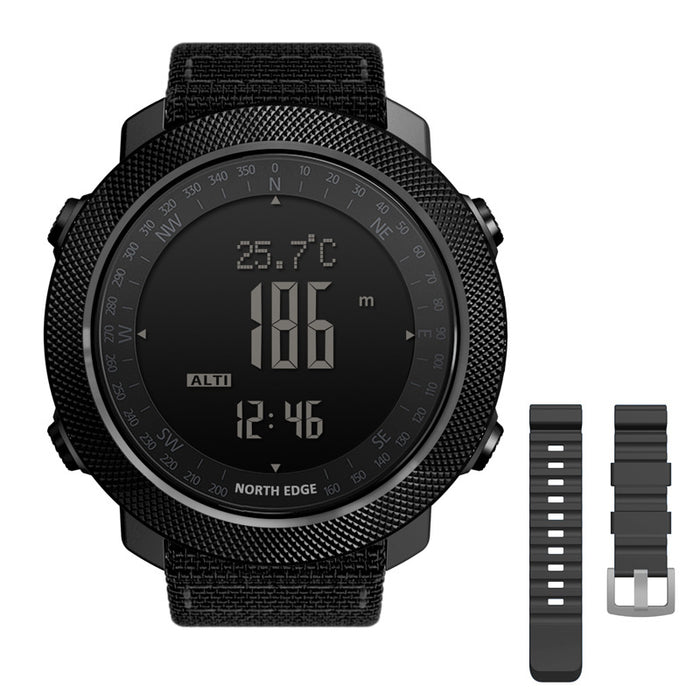 North Edge Apache Tactical Sports Watches for Men, Outdoor Sport Smart Watch Men's All-metal