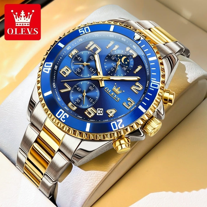 Steel Belt Silver Blue