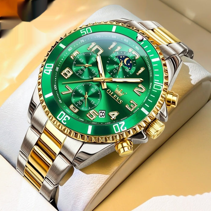 Steel Belt Silver Green