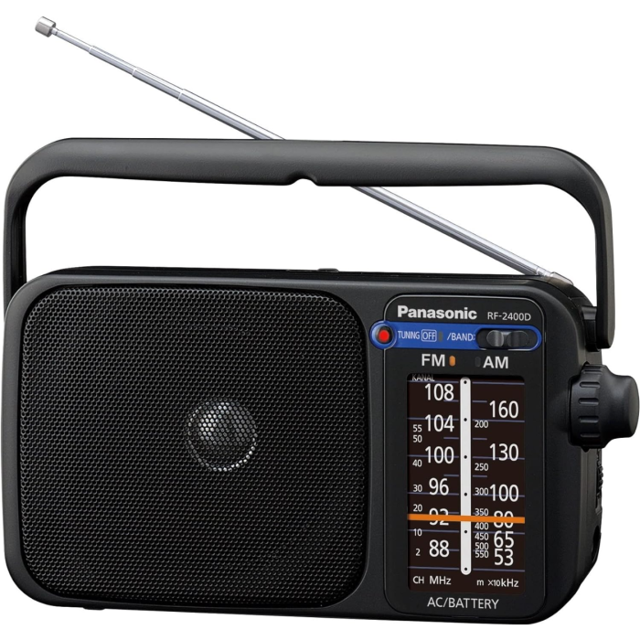 Panasnic AM/FM Portable Radio | RF-2400DEB-K