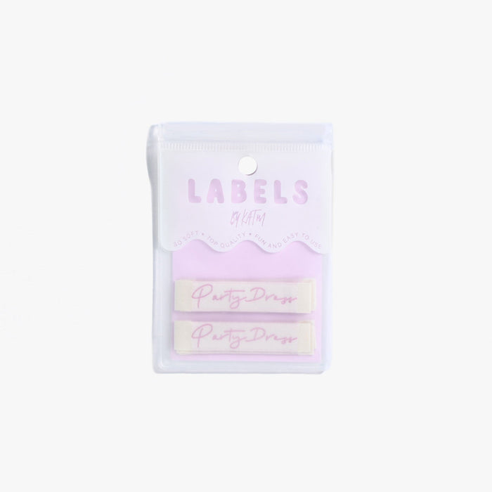 "PARTY DRESS" Woven Label Pack - Kylie And The Machine - Simplifi Fabric