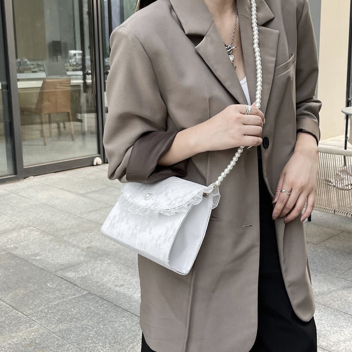 Pearl Chain Bridal Shoulder Bag