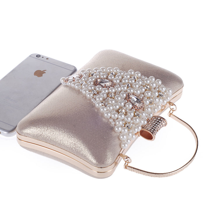 Pearl Embroidered Banquet Bag