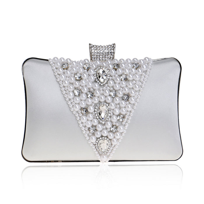 Pearl Embroidered Banquet Bag