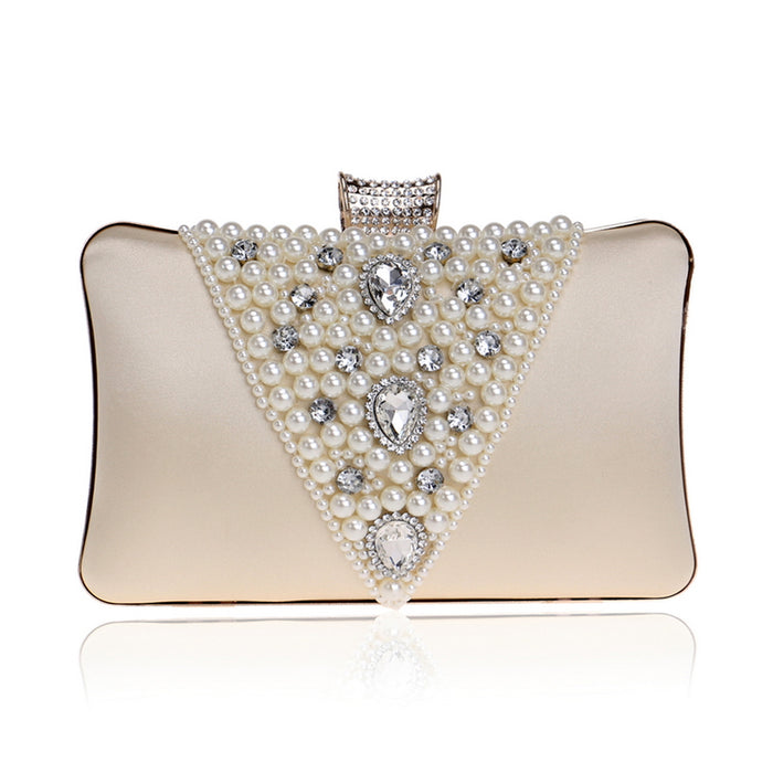 Pearl Embroidered Banquet Bag