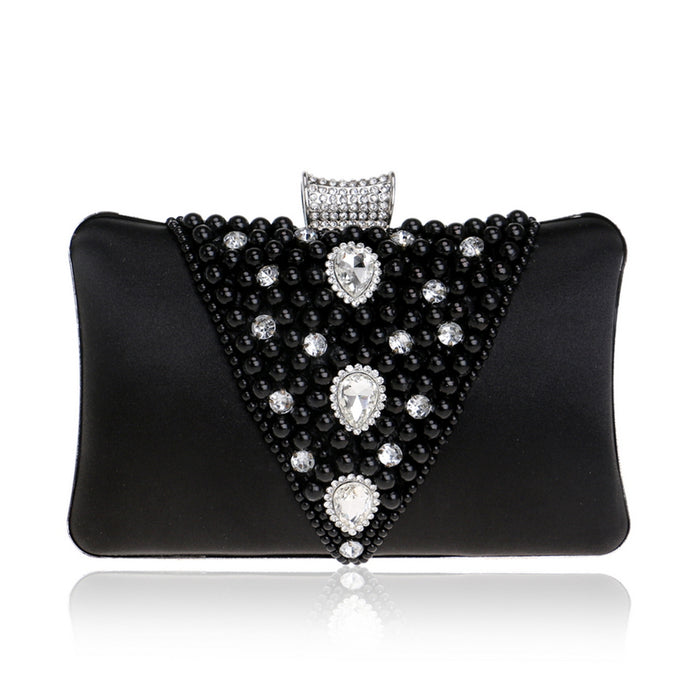 Pearl Embroidered Banquet Bag