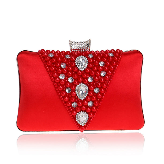 Pearl Embroidered Banquet Bag