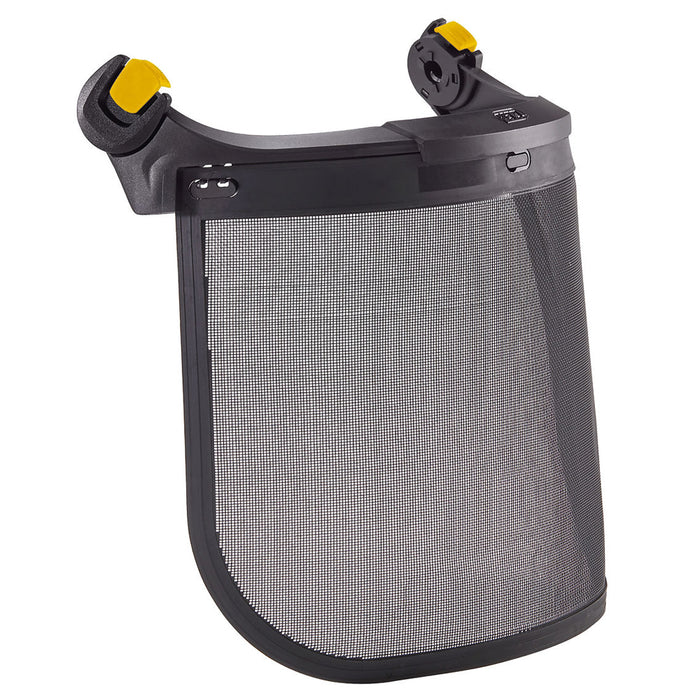Petzl Vizen Mesh Face Shield with EASYCLIP system for arborists. Fits compatible PETZL VERTEX and STRATO helmets. Buy online from Cannings.