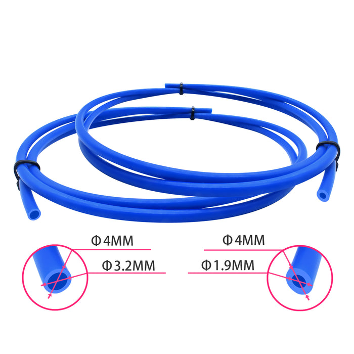 PFA Blue PTFE Tube Pipe For 3D Printer Parts 1.75mm/3.00mm Filament