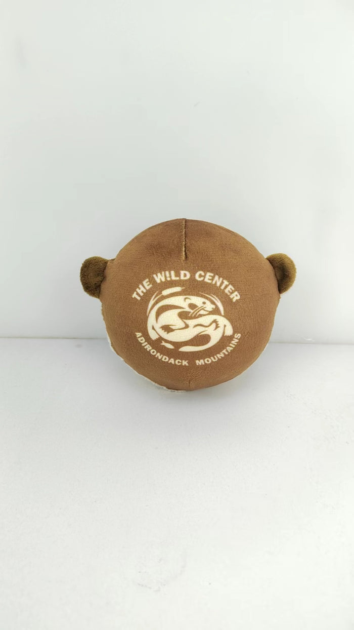 Plush Squishy Round Otter W/logo