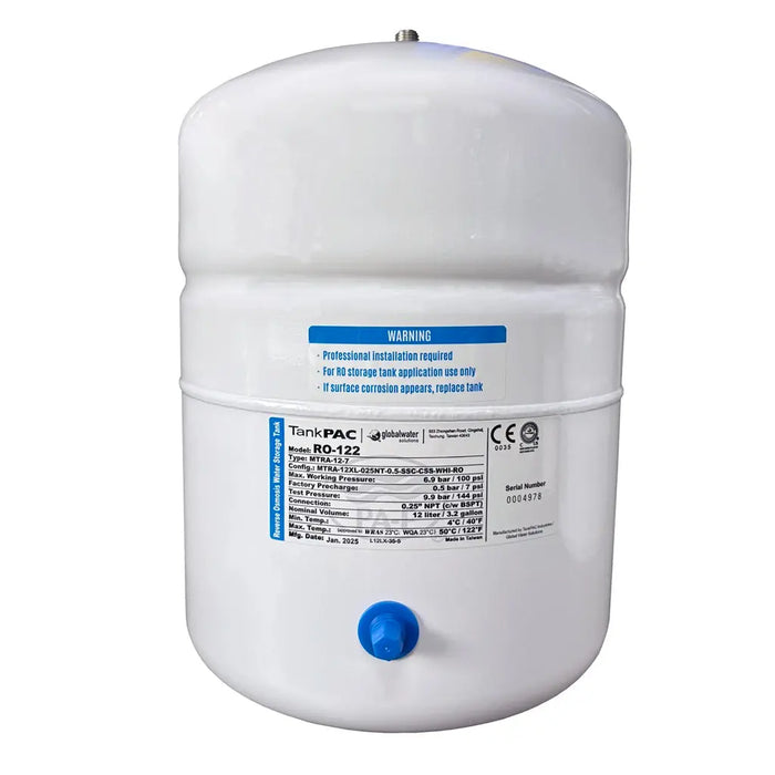 Tank ro reverse osmosis water filter pressurized buffer storage