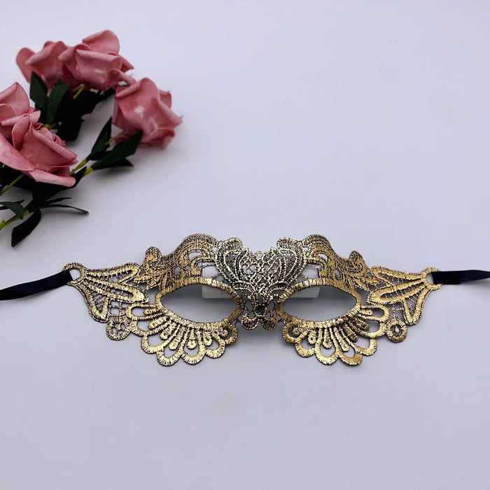 Princess Golden Lace Mask