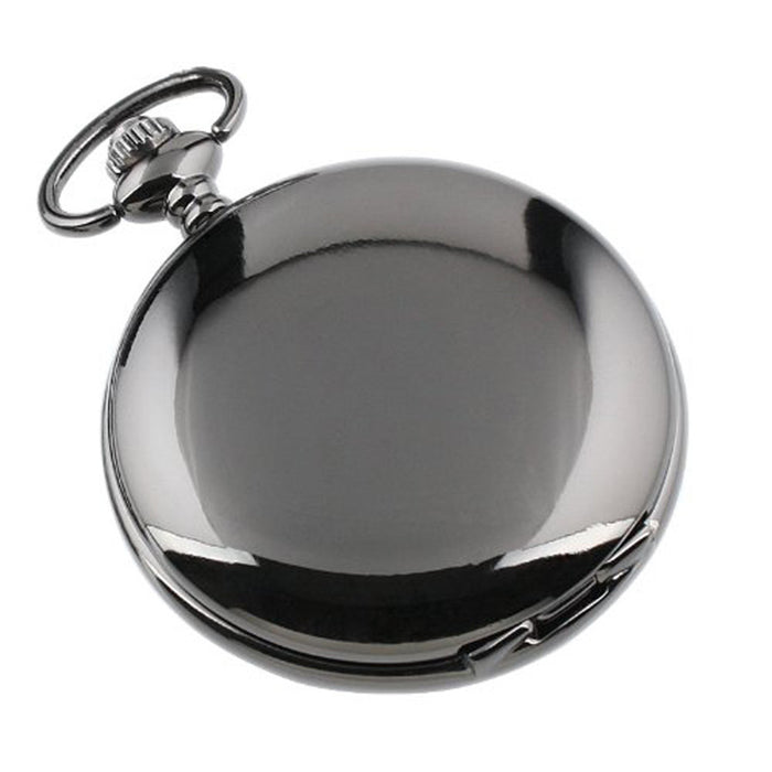 Quartz Pocket Watch Laser inscribed for Grand Parent to Grandson