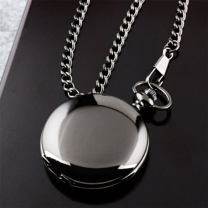 Quartz Pocket Watch Laser inscribed for Grand Parent to Grandson